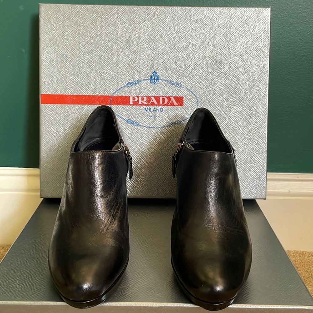 Women’s Prada booties black size 6.